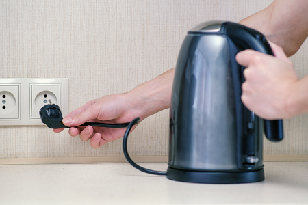 waterkoker mat zwart