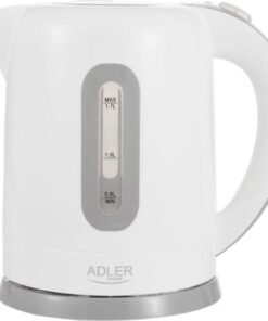 Adler AD 1234 - Draadloze waterkoker - wit - 2200 watt - 1.7 L