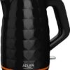 Adler AD 1277 B waterkoker 1,7 l Zwart 2200 W