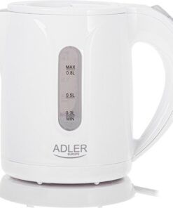 Adler AD 1371 - Waterkoker - kunststof - camping - klein formaat - 0.8 liter