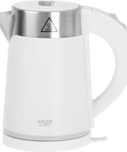 Adler AD 1372 - Witte elektrische waterkoker - klein formaat - 0.6 liter