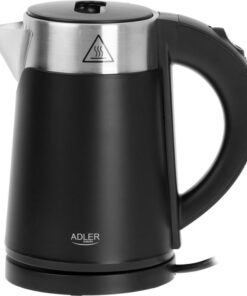 Adler AD 1372 - Zwarte elektrische waterkoker - klein formaat - 0.6 liter