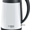 Bosch Twk3P421 Designline Waterkoker 1.7L 2400W Wit/Zwart