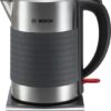 Bosch TWK7S05 - Waterkoker - Zwart/RVS
