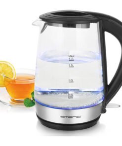Emerio WK-123131 Waterkoker - Snoerloos - BPA-vrij - RVS, Zwart