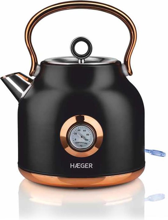 Haeger Art Deco Black - Waterkoker