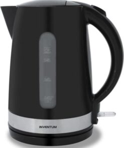 Inventum HW217B - Waterkoker - Inhoud 1,7 liter - Kunststof - 2200 watt - Zwart/RVS
