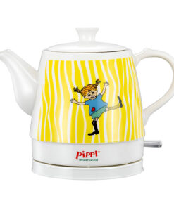 Keramische waterkoker Happy Pippi Langkous 0,8 liter Pippi Wit