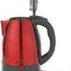 Michelino 74316 - Waterkoker - 1.8Liter - 1800W - Rood/Zwart