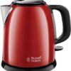 Russell Hobbs 24992-70 Colour Plus+ Mini Waterkoker 1 Liter - Rood
