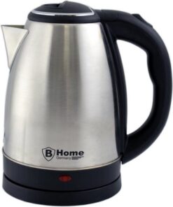 RVS Waterkoker 1,8 liter 1800 watt 23 cm zwart/zilver - Keukenapparatuur - Water koken