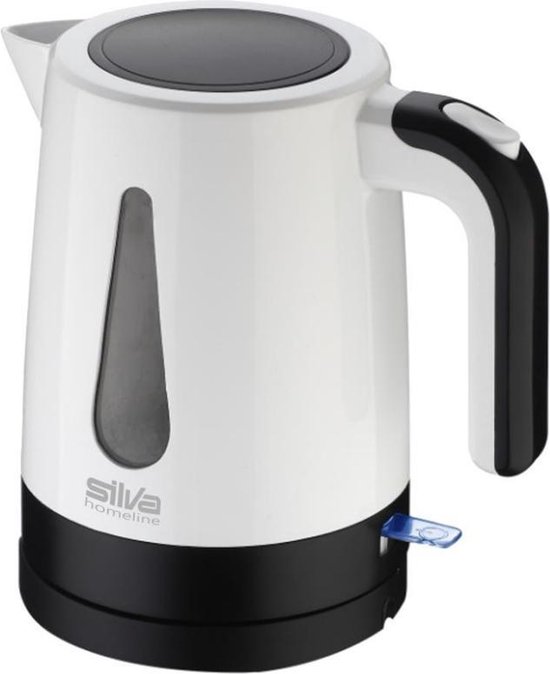 Silva Homeline KL1025 Waterkoker Snoerloos Wit, Zwart