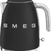 SMEG KLF03BLMEU - Waterkoker - Mat Zwart - 1,7 L