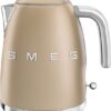 SMEG KLF03CHMEU - Waterkoker - Mat Champagne - 1,7L