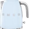 SMEG KLF03PBEU - Waterkoker - Pastelblauw - 1,7L