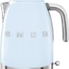 SMEG KLF04PBEU - Waterkoker - Pastelblauw - 1,7L - 7 temperaturen