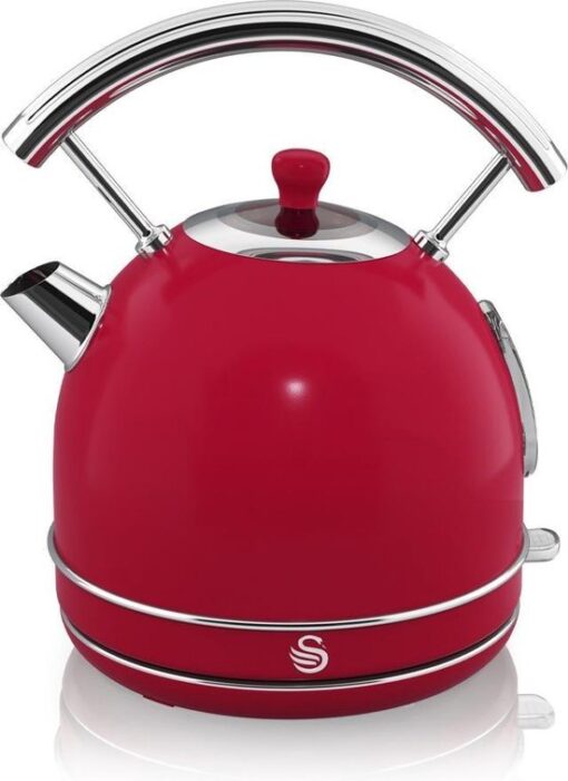 Swan Retro Waterkoker - 1.8 Liter - Rood