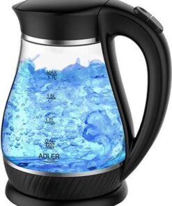 Top Choice - Hoge waterkoker - met led - 1.7 liter - zwart