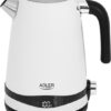 Waterkoker - Waterkoker met temperatuursregeling - RVS - Wit - 1.7L - 2200W
